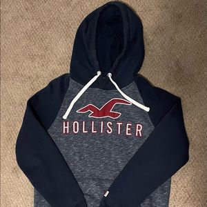 Medium Hollister Blue Heather Hoodie for Men